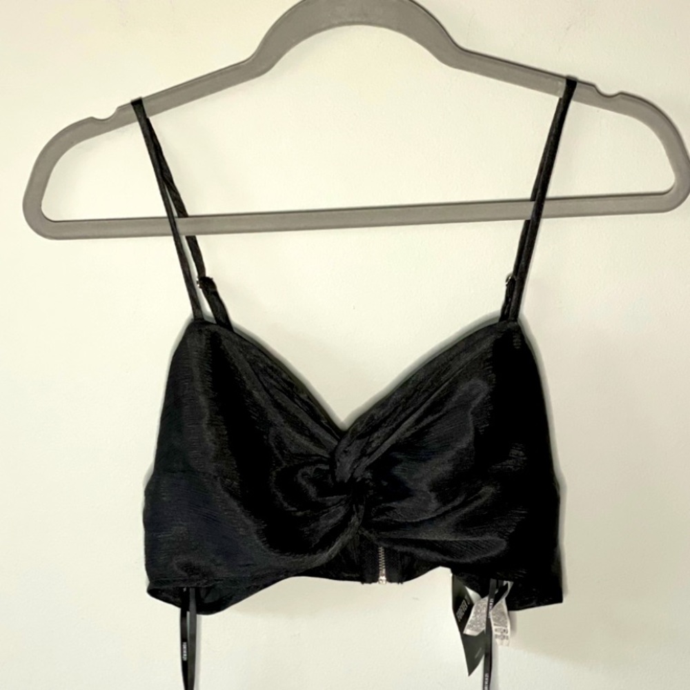 Forever 21 Silk Crop Top